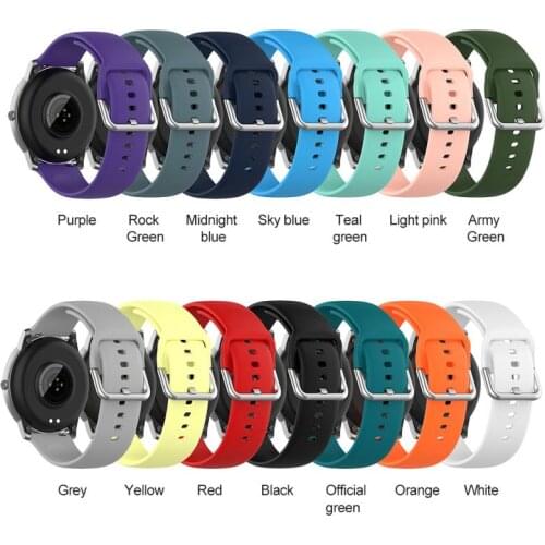 Soft Silicone Watch Band Strap For Xiaomi Haylou Solar LS05 Strap Replacement Bracelet Accessory Smart Watch Two-color Hot Sale