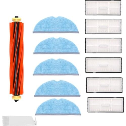 For Xiaomi T7 T7S Robot Vacuum Replacement Parts Pack Of Main Brush Filter Mop Cloth Household Cleaning Tools 13 Pcs