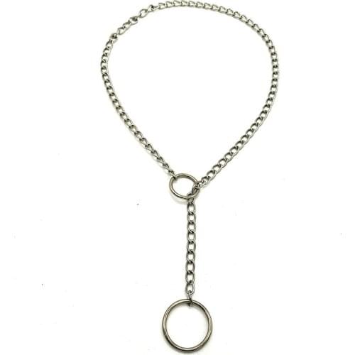 Women Men Punk Gothic Rock Bdsm Curb Necklace Link Chains Choker Collar Hip Hop Necklaces Jewelry