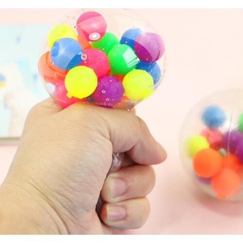Hand Grip Ball Lightweight Nontoxic Comfortable Kids Squeeze Ball for Party