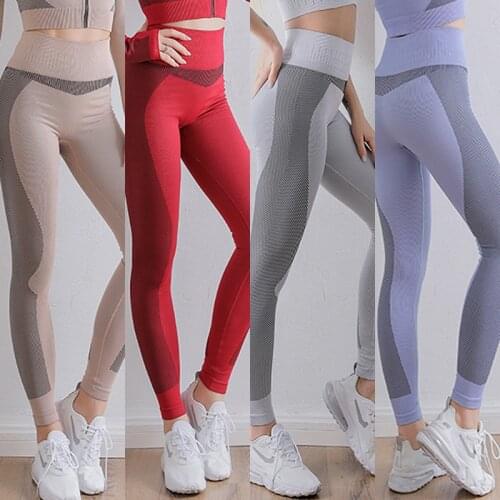 Yoga Pants Border New High Waist Lifting Womens Tight Running Quick Drying Sports Jogger For Leggings Clothes Running Fitness