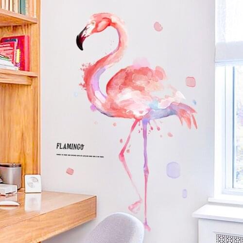 Nordic Wall Stickers DIY Birds Animal Art Mural Decal for Living Room Bedroom Home Decoration Self-adhesive Wallpaper