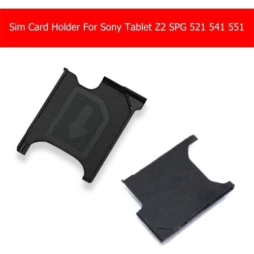 Weeten Sim Card Slot Holder for Sony Tablet Z2 Sgp 521 551 Sim Card Tray For Sony SGP541 SIM card socket adapter Replacement