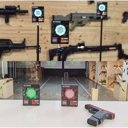 Fit Most Laser Bullet Simulators Red Dot Sensing Target IPSC Optical Sight Practising Intelligent Electronic Scoring Timer 1pc