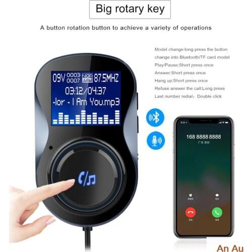Car Bluetooth kit Car Cigarette Lighter Car Bluetooth MP3 Player BC30 Car electronic MP3 player