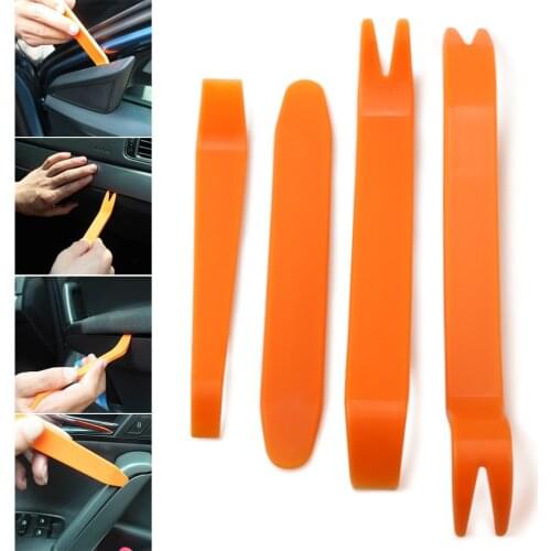 Car styling Car Radio Disassembly tool 4PCS For mitsubishi lancer hyundai i30 mini cooper tucson new civic volkswagen focus hb20