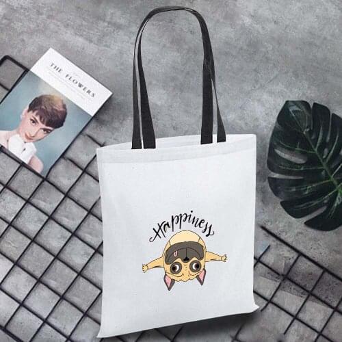 Large Capacity Wild Effortless Canvas Bag Tote Reusable Polyester Portable Travel Shopping Bag High Quality Ladies Shoulder Bags