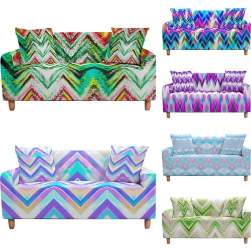 Elastic Sofa Covers for Living Room Stretch Plaid Sofa Slipcover Non-slip Sofa Chair Couch Cover Home Decor 1/2/3/4-seater