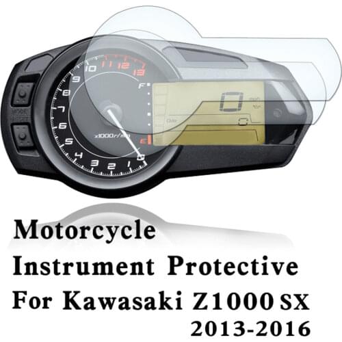 For Kawasaki Z1000SX 2013-2016 Motorcycle Accessories Speedometer Scratch Cluster Screen Protection Film Protector