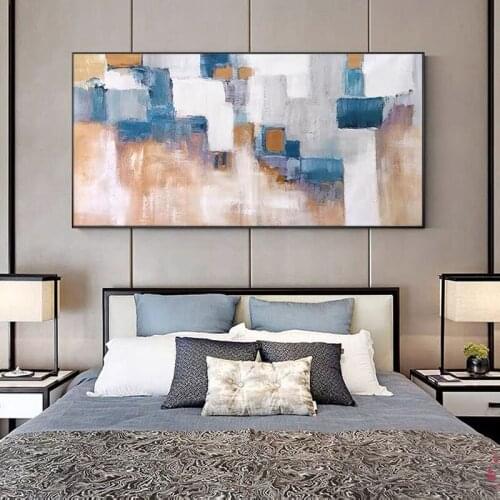 Hot Sale Wall Art Canvas painting hand painted Modern Color Oil Painting Art Crafts Wall Decor Home Goods Decoration artwork