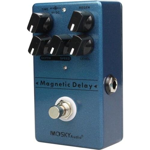 Mosky Magnetic Echo Delay Pedal Mini Echo Delay Effect Guitar Effect Pedal True Bypass Guitar Accessories