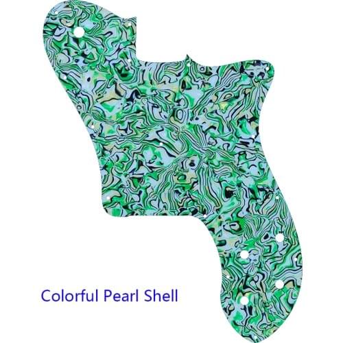 Pleroo Custom Guitar Parts - For US FD 72 Tele Deluxe Reissue Guitar Pickguard Without Pickup Replacement