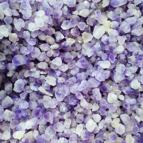 Natural Purple Mica Energy Reiki Duobao Crystal Crushed Stone Fish Tank Aquarium Garden Healing Energy Stone Decoration