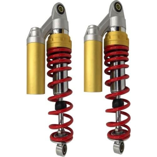 New 325mm 7mm Spring Rear Shock Absorbers motorcycle for HONDA CX500 Yamaha Suzuki Dirt Bikes ATV CG125 Plating red