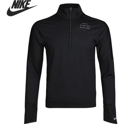 Original New Arrival NIKE M NK RUN DVN ELMNT HZ GX FLSH Mens T-shirts shirt Long sleeve Sportswear