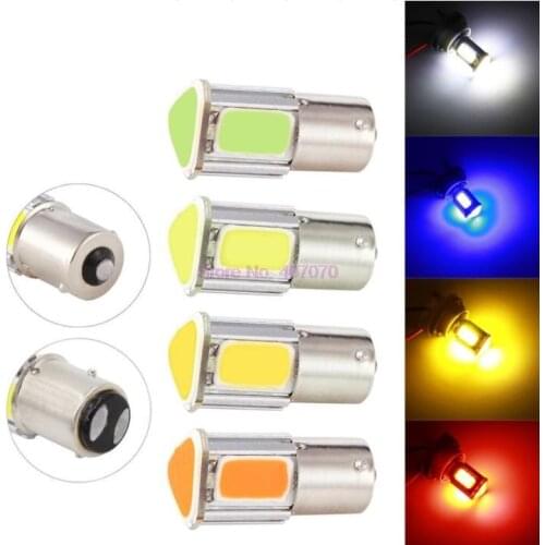 By DHL or Fedex 500pcs 1156 LED Ba15S P21W 1157 BAY15D 4 cob Led Car Light White Brake Reversing Bulb Turn signal DRL Tail Lamp