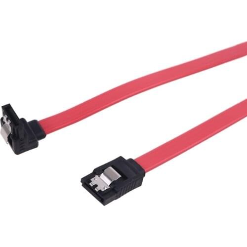 Straight HDD SDD SATA 3.0 III Data Cable SATA Cable III 6Gbps,19.69 Inch Compatible for SATA HDD, SSD, CD-Driver/Writer