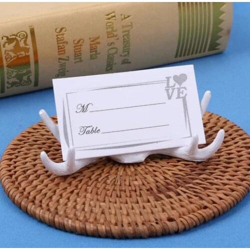 Antler Place card Holder Table Number Card Photo Holder For Wedding Party Decoration SN122