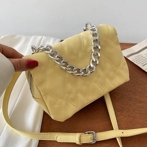 Luxury Handbags Chain Women Flap Bags Designer Female Messenger Bag Top-handle Bags Ladies Sac Diamond Lattice Crossbody Female