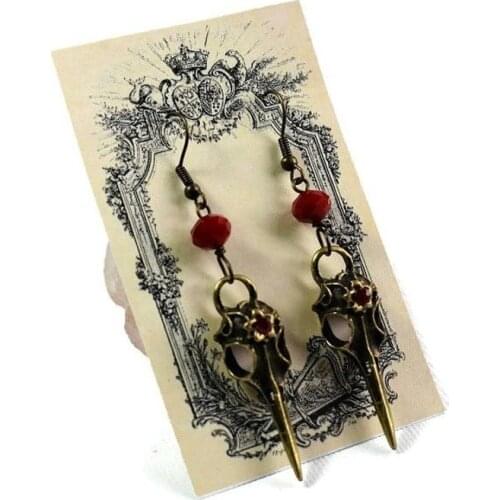 Raven Skull Earrings, Bird Skull Earrings, Gothic Earrings, Raven Skull Jewelry, Gothic Jewelry, Steampunk Earrings