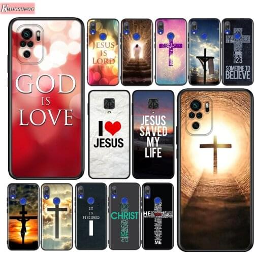 Bible Christian Jesus Silicone Cover For Xiaomi Redmi Note 10 10S 9 9S Pro Max 9T 8T 8 7 6 5 Pro 5A Phone Case