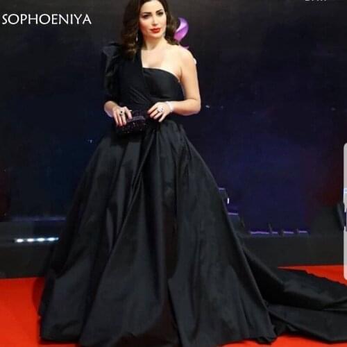 Sophoeniya Womens One Shoulder Evening Dresses