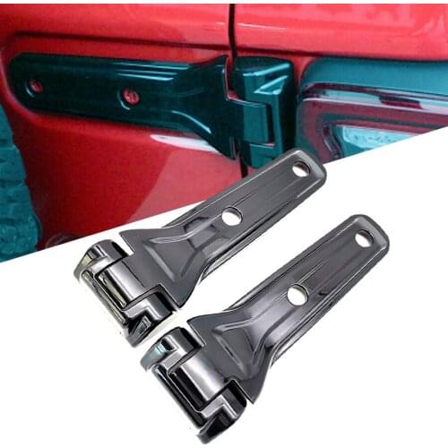 Door Spare Tire Hinge Cover Trim Black For Jeep Wrangler JL Tailgate 2018-2021