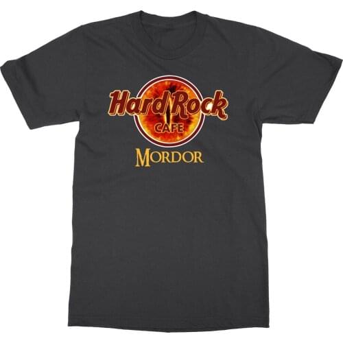 Hard Mordor Cafe Rock Mens T-Shirt