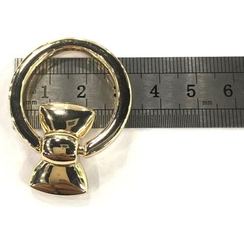 Gold finished color die casting metal fitting hardware bags accessories screws connector hanger wholesale