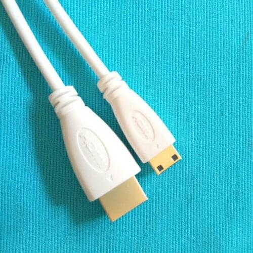 0.3m 0.5m 1m 1.5m 2m 3m 5m 1.4v/2.0v High Quality MINIHDMI Cable Lead C to A Gold plated 3D HDTV