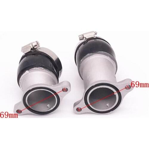 1 Pair Carburetor Intake Manifold Joint Boot/Motorcycle Carburetor Adapter Interface, Air-inlet Pipe Fit for Honda CX500
