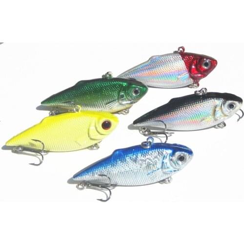1PCS Fishing Sinking Lures Crankbait Minnow Hooks Baits Water vib lure fishing tackle fishing lure 6cm7. 8g