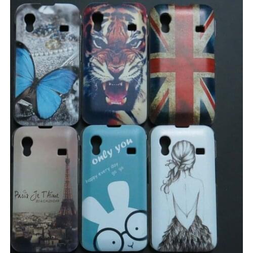 1x Tiger Wolf UK US Flag Girl Eiffel Tower Deer Hard Back case cover for Samsung Galaxy Ace S5830 S5830i