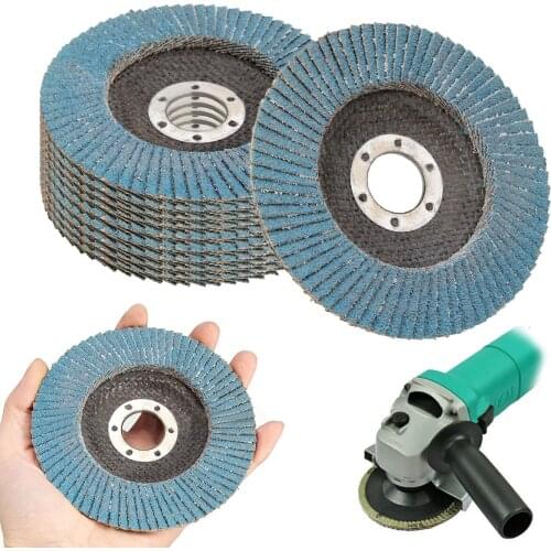 10pcs/lots 115mm 4-1/2" * 7/8" Premium Zirconia Grinding Wheel Flap Disc 40 Grit