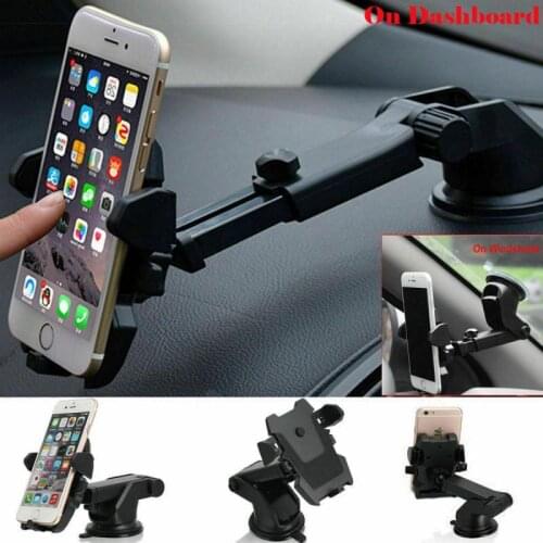 Windshield Gravity Sucker Car Phone Holder Phone Universal Mobile Dashboard Support For iPhone Smartphone 360 Mount Stand