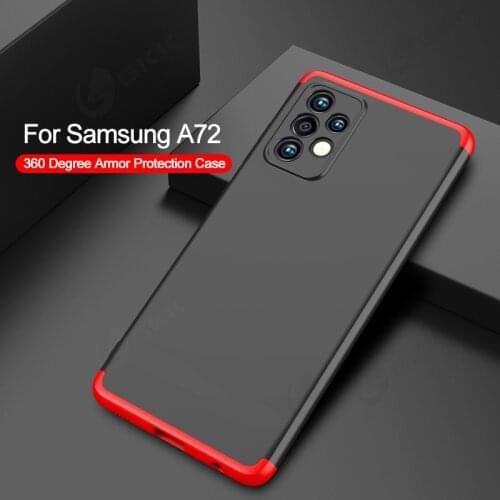 GKK 360 degree Case For Samsung Galaxy A72 A32 F62 M62 A12 Case Armor Protection Hard Cover For Samsung A72 A32 5G F62 M62 A12