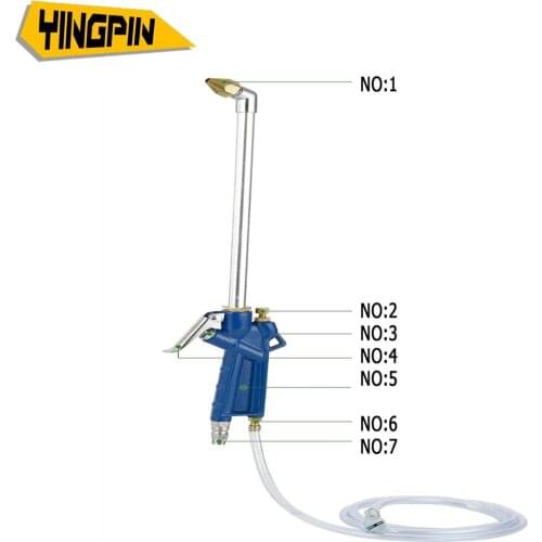 Dual-purpose cleaning gun spray gun adjustable water like long tube spray gun