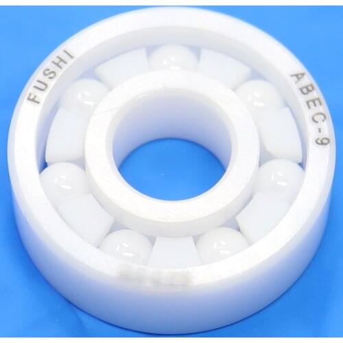 2PCS Full ZrO2 Ceramic Ball Bearing MR126 6x12x4 MM ABEC-9 ZRO2 Zirconia Ceramic Ocean Fishing Reels Miniature Ball Bearings