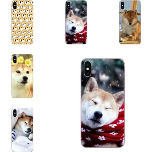 Soft Cell Phone Case Cover Shiba Inu Funny Dog For Sony Xperia Z Z1 Z2 Z3 Z3+ Z4 Compact Z5 Plus M2 M4 XA XA1 XZ Premium