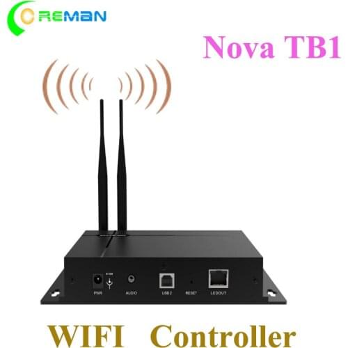 NOVASTAR Mutlimedia Video Player Box TB1 WIFI USB LED Display Controller For Full Color Led Display Screens