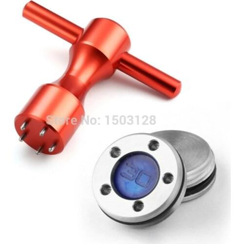 A pair of 10g 15g 20g 25g 30g 35g 40g Custom Blue Number Weights + Red Wrench for Putters free shipping