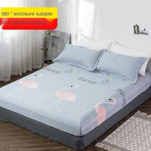 Full-Cotton Fitted Sheet Single-Piece Cotton Simmons Protective Cover Dustproof Mattress Cover Mattress bed cover