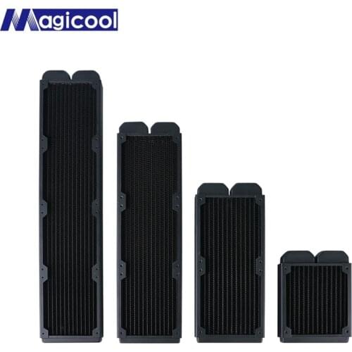 Magicool G1/4 " Copper Radiator 120MM 240MM 360MM 480mm For Computer Water Cooling Build Environmental Product 28mm Thick