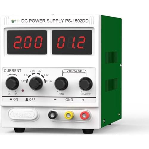 Phone Repair Adjustable DC Power Supply 0-2A 15V Digital Display Power Supply Continuous Conductive DC Regulator