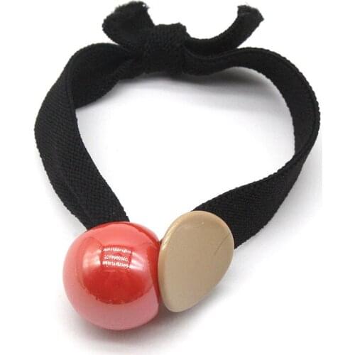 Korean hair tie head rope net red hot style rubber band round beads sequin hair accessories flat line knotted headdress women