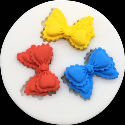 3 Bows Silicone Mold Sugarcraft Chocolate Cupcake Fondant Cake Decorating Tools