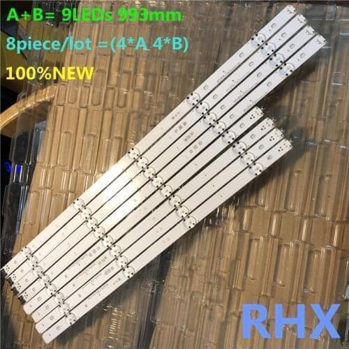 40 PCS LED backlight for LG 49LF510V LED Strip Type A LGE_WICOP_49inch_UHD/FHD_REV05_A_150514 49" TV 100%NEW