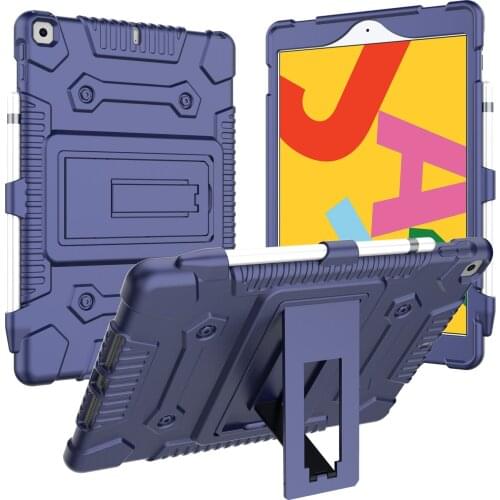 Thin Case For iPad 10.2 2019 Case A2200 A2198 A2233 Silicone Stand Cover For iPad 7 10.2 2019 Protective Case With Pencil Holder