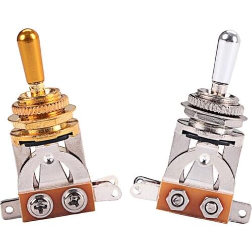 Tooyful Durable Alloy Electric Guitar 3 Way Toggle Switch Pickup Selector DIY Musical Instrument Accessory
