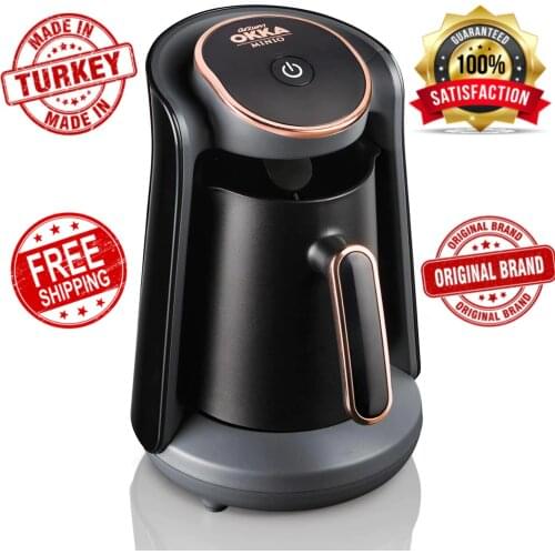 Turkish Coffee Maker Arzum Okka Minio Automatic 480W Electric Pot Food Grade Moka Kettle Gift 220V